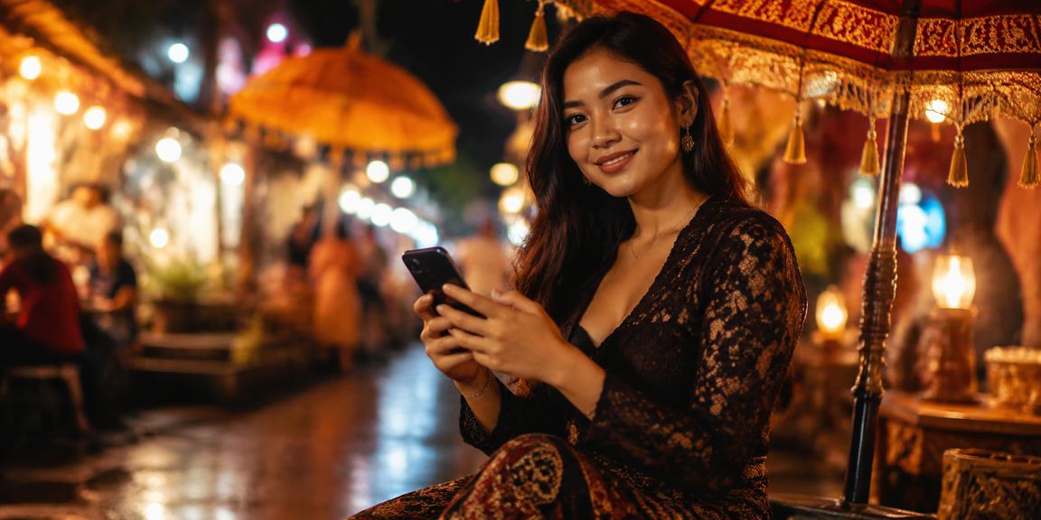 Pengalaman pengguna VIP menikmati bonus malam di pasar malam dengan nuansa neon tukul77